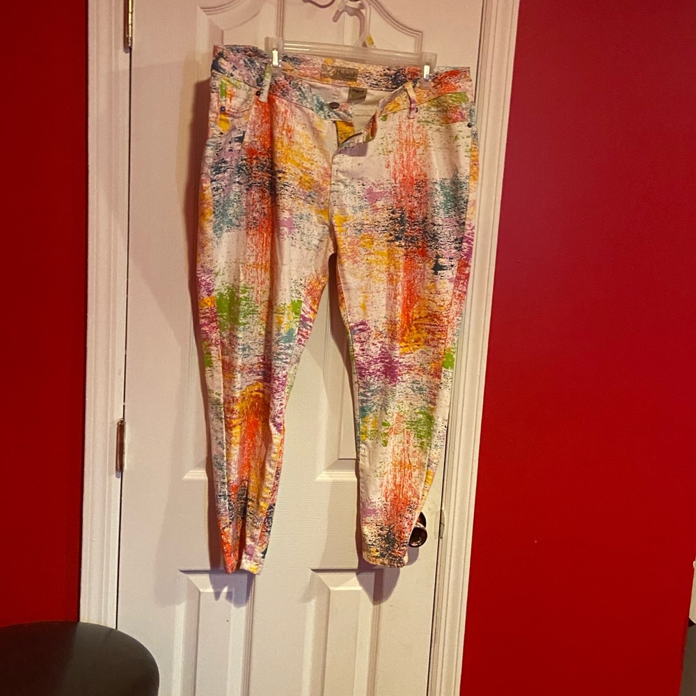 Paint splatter pants